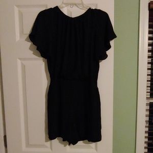 WHBM black romper size 4. Nwot